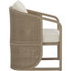 Palermo Drift Brown / Stinson Cream Outdoor Dining Chair